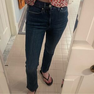 AYR High Rise Dark Indigo Jeans